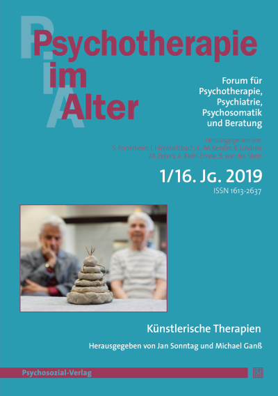 Cover der Ausgabe: Psychotherapie im Alter Jahrgang 16 (2019), Heft 1