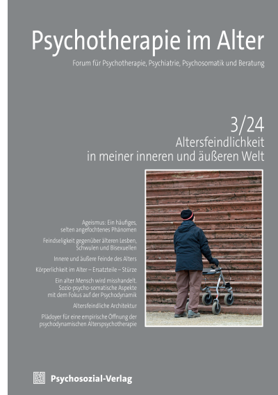 Cover der Ausgabe: Psychotherapie im Alter Jahrgang 21 (2024), Heft 3