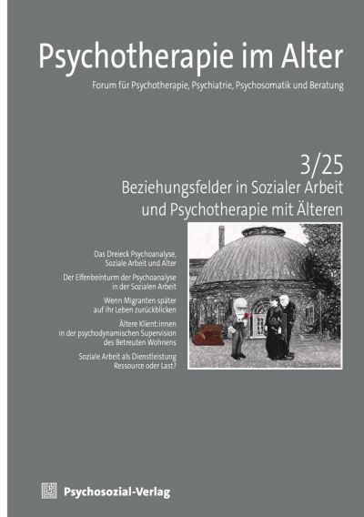 Cover der Ausgabe: Psychotherapie im Alter Jahrgang 22 (2025), Heft 3