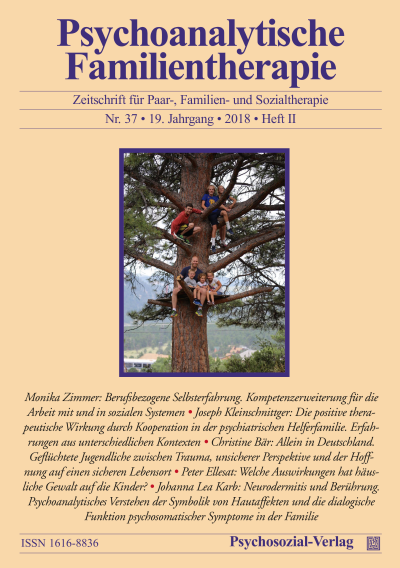 Cover der Ausgabe: Psychoanalytische Familientherapie Jahrgang 19 (2018), Heft 2