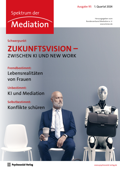 Cover der Ausgabe: Spektrum der Mediation Jahrgang 21 (2024), Heft 1