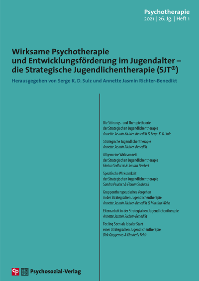 Cover der Ausgabe: Psychotherapie Jahrgang 26 (2021), Heft 1