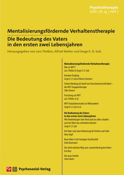 Cover der Ausgabe: Psychotherapie Jahrgang 28 (2023), Heft 1