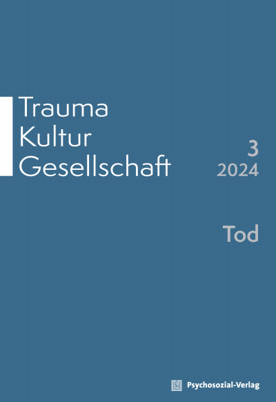 Cover der Ausgabe: Trauma Kultur Gesellschaft Jahrgang 2 (2024), Heft 3