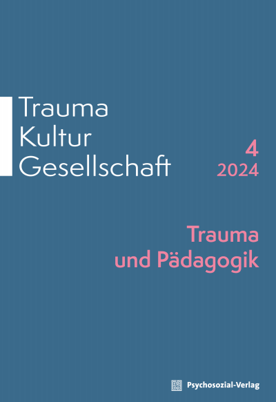 Cover der Ausgabe: Trauma Kultur Gesellschaft Jahrgang 2 (2024), Heft 4