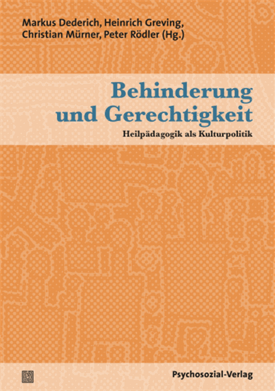 Cover des Buchs: Behinderung und Gerechtigkeit