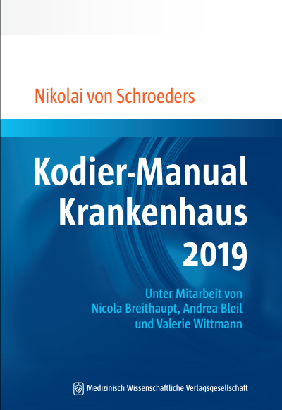 Cover des Buchs: Kodier-Manual Krankenhaus 2019