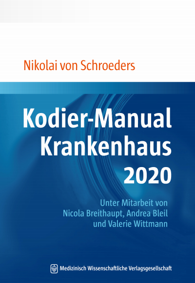 Cover des Buchs: Kodier-Manual Krankenhaus 2020
