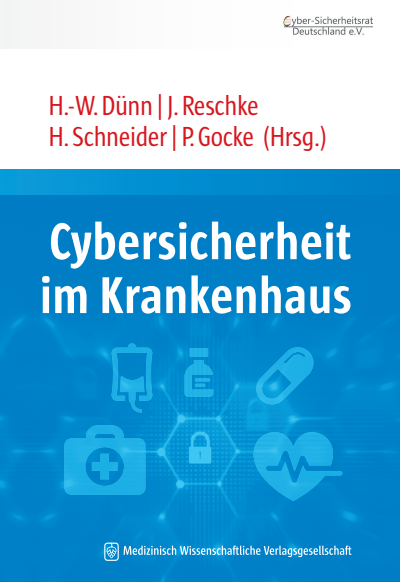 Cover des Buchs: Cybersicherheit im Krankenhaus