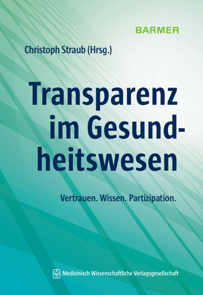 Cover des Buchs: Transparenz im Gesundheitswesen