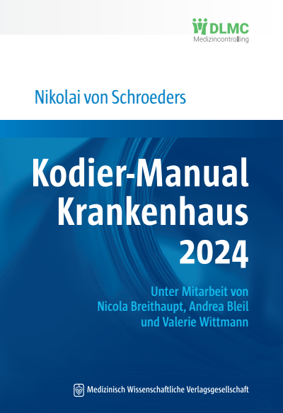Cover des Buchs: Kodier-Manual Krankenhaus 2024