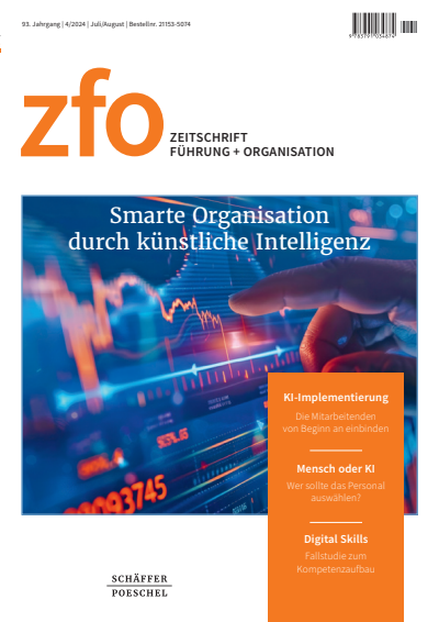 Cover der Ausgabe: zfo Jahrgang 93 (2024), Heft 4