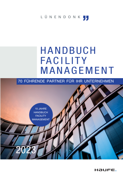 Cover des Buchs: Handbuch Facility Management 2023