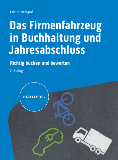 Cover des Buchs: Das Firmenfahrzeug in Buchhaltung und Jahresabschluss
