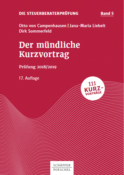 Cover des Buchs: Der mündliche Kurzvortrag