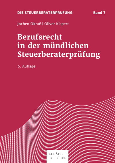 Cover des Buchs: Berufsrecht in der mündlichen Steuerberaterprüfung