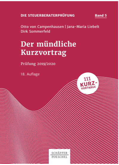 Cover des Buchs: Der mündliche Kurzvortrag