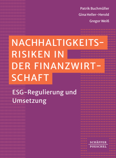 Cover des Buchs: Nachhaltigkeitsrisiken in der Finanzwirtschaft ​