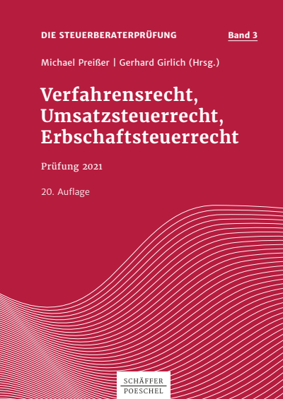 Cover des Buchs: Verfahrensrecht, Umsatzsteuerrecht, Erbschaftsteuerrecht