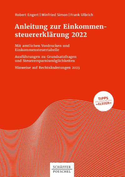 Cover des Buchs: Anleitung zur Einkommensteuererklärung 2022
