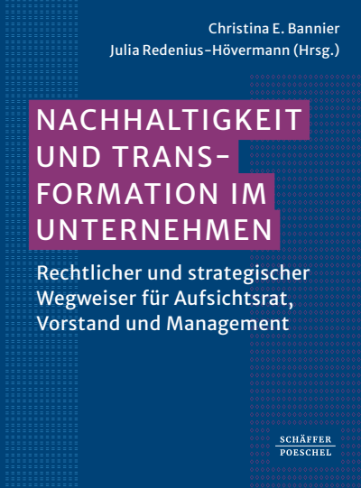 Cover des Buchs: Nachhaltigkeit und Transformation im Unternehmen