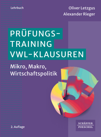 Cover of book: Prüfungstraining VWL-Klausuren