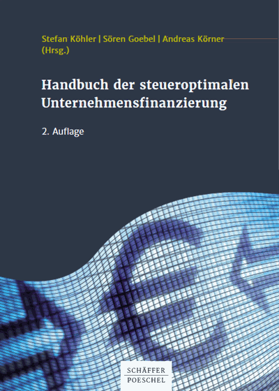 Cover des Buchs: Handbuch der steueroptimalen Unternehmensfinanzierung