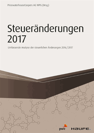 Cover des Buchs: Steueränderungen 2017