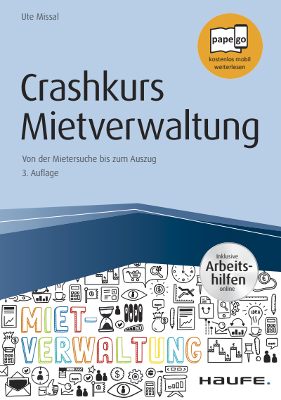 Cover des Buchs: Crashkurs Mietverwaltung - inkl. Arbeitshilfen online