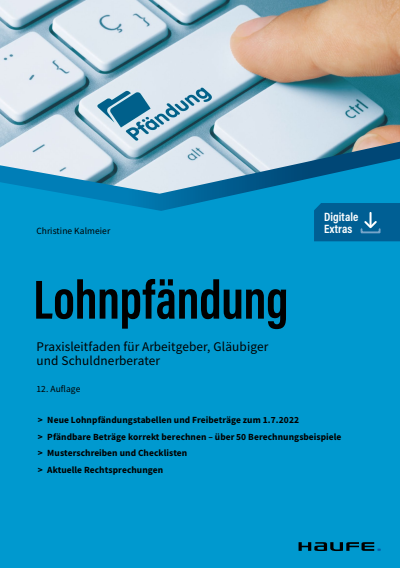 Cover des Buchs: Lohnpfändung