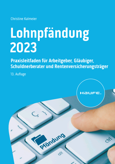 Cover des Buchs: Lohnpfändung 2023