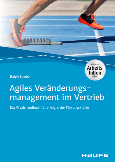 Cover des Buchs: Agiles Veränderungsmanagement im Vertrieb
