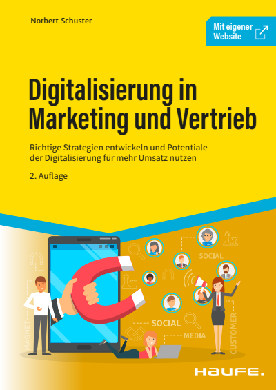 Cover des Buchs: Digitalisierung in Marketing und Vertrieb