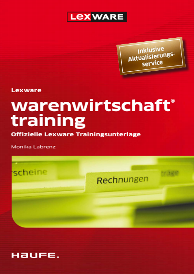 Cover des Buchs: Lexware warenwirtschaft® training