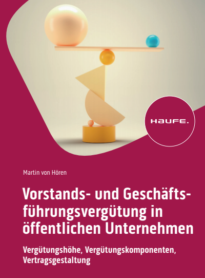 Cover des Buchs: Vorstands- und Geschäftsführungsvergütung in öffentlichen Unternehmen