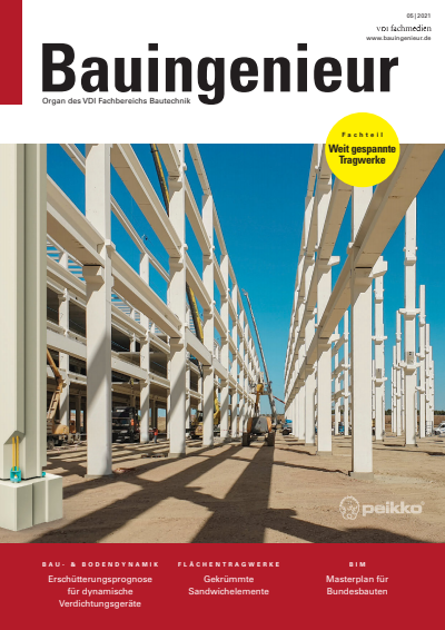 Cover der Ausgabe: Bauingenieur Jahrgang 96 (2021), Heft 05