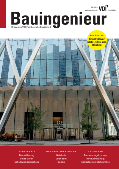 Cover der Ausgabe: Bauingenieur Jahrgang 99 (2024), Heft 04
