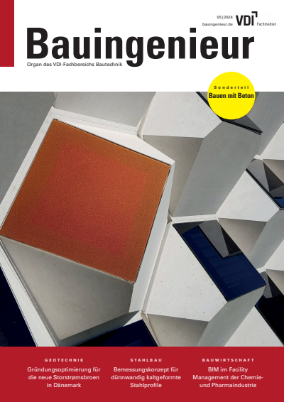 Cover der Ausgabe: Bauingenieur Jahrgang 99 (2024), Heft 05
