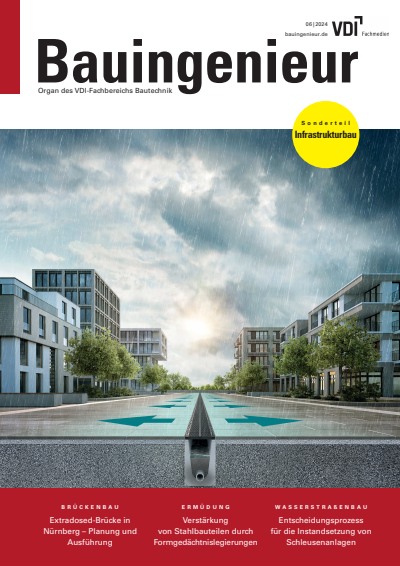 Cover der Ausgabe: Bauingenieur Jahrgang 99 (2024), Heft 06