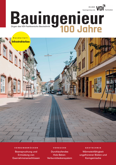 Cover der Ausgabe: Bauingenieur Jahrgang 100 (2025), Heft 05