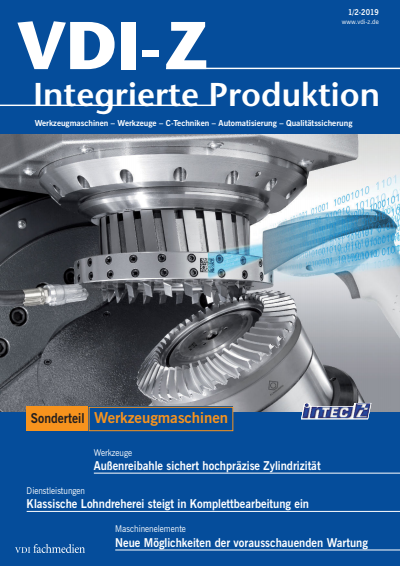 Cover der Ausgabe: VDI-Z Jahrgang 161 (2019), Heft 01-02