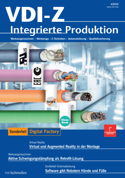 Cover der Ausgabe: VDI-Z Jahrgang 161 (2019), Heft 04