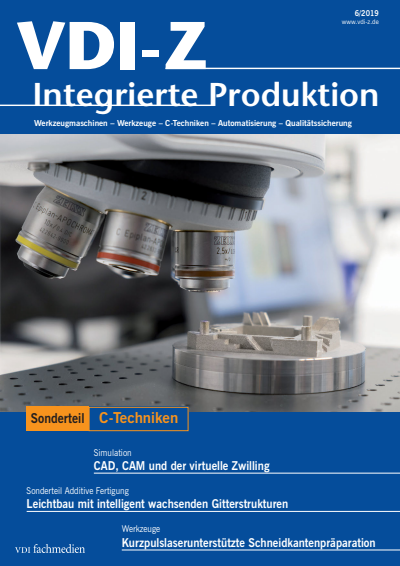 Cover der Ausgabe: VDI-Z Jahrgang 161 (2019), Heft 06