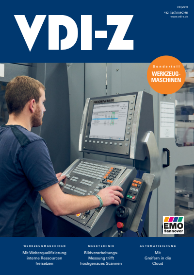 Cover der Ausgabe: VDI-Z Jahrgang 161 (2019), Heft 07-08