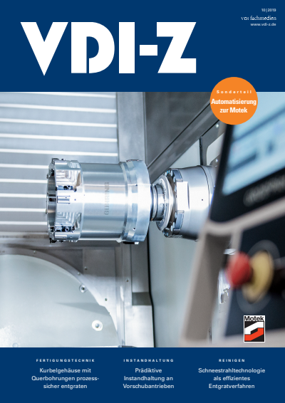 Cover der Ausgabe: VDI-Z Jahrgang 161 (2019), Heft 10