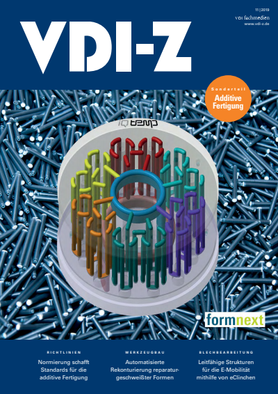 Cover der Ausgabe: VDI-Z Jahrgang 161 (2019), Heft 11
