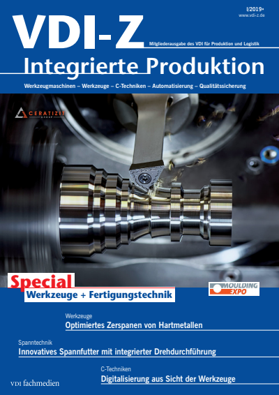 Cover der Ausgabe: VDI-Z Jahrgang 161 (2019), Heft Special-I