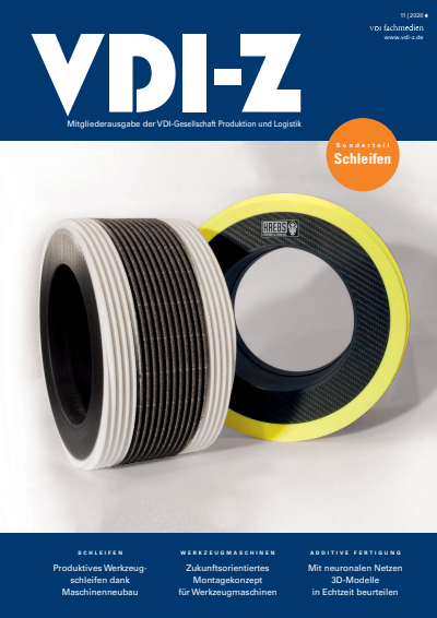 Cover der Ausgabe: VDI-Z Jahrgang 162 (2020), Heft 11