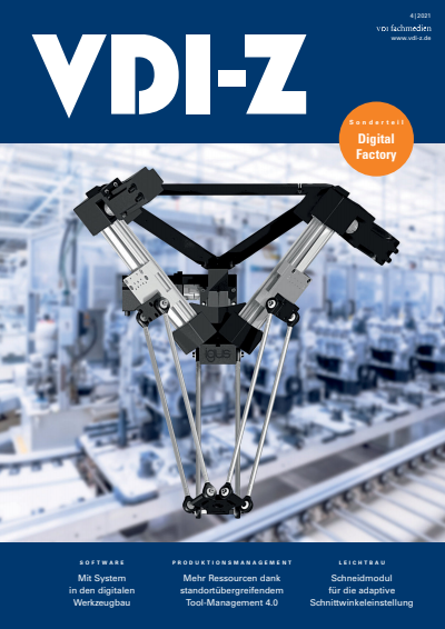 Cover der Ausgabe: VDI-Z Jahrgang 163 (2021), Heft 04