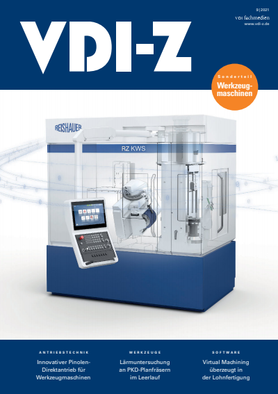 Cover der Ausgabe: VDI-Z Jahrgang 163 (2021), Heft 09